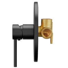 Lia 250mm Round Twin Shower Mixer Set
